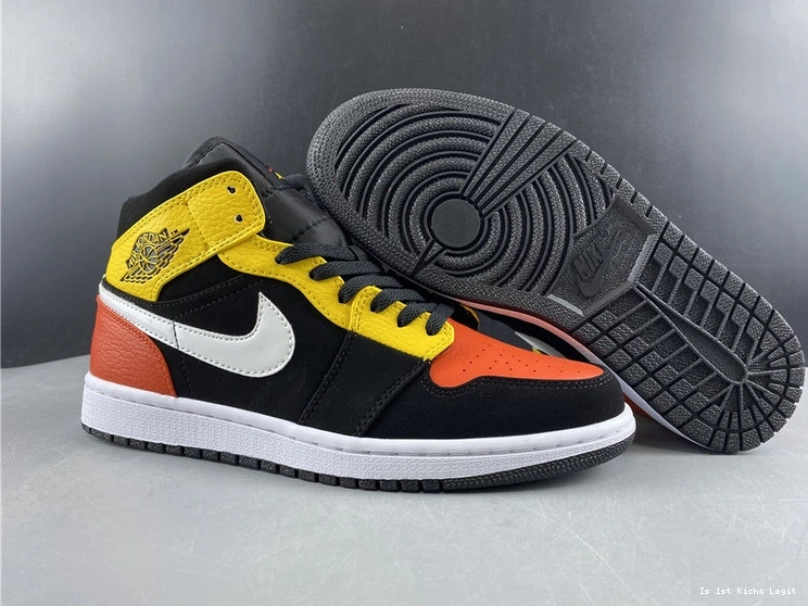 Jordan - Black Amarillo Orange 852542-087 1 Mid 1109